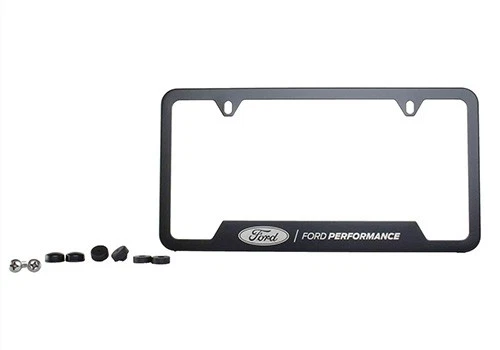 Ford Performance License Plate Frame-Black Stainless Steel M-1828-SS304BK Foto 3 de 4