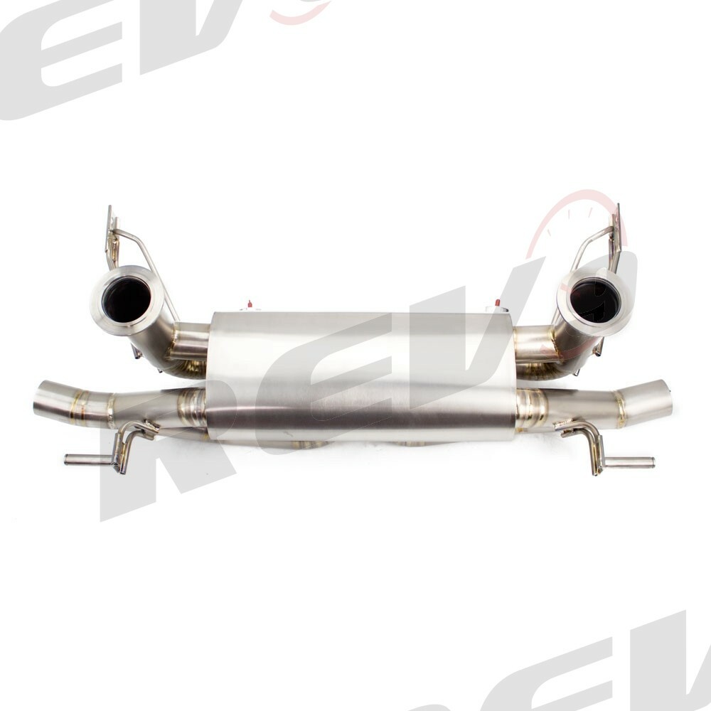 Rev9 CB-202-TI Cat-Back Valved Exhaust Kit Titanium Fits Audi R8 4.2L V8 2008-12