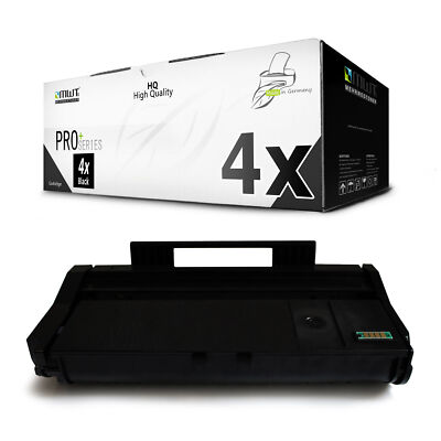 4x Compatible Ricoh Toner Cartridge for Aficio SP 100 SP 112 BLACK