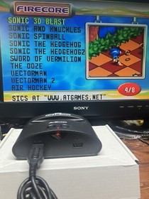 Sega Genesis Mini At Games Console w/ 80 Built-In Games + 7 Games,  - TESTED