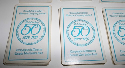 50 Years Canada West Indies Molasses Company Litho Quebec Playing Cards 1979 - Picture 3 of 3