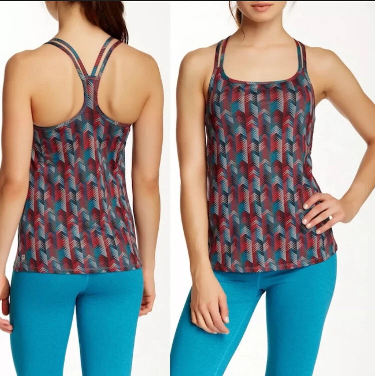 Camiseta sin mangas Fabletics Chevron Print Tahoe Racerback talla pequeña Foto 3 de 3