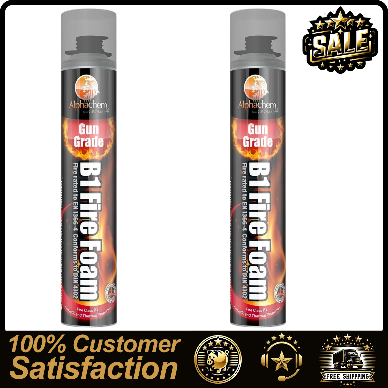 Alphachem B1 Gun Grade Expanding Foam 750Ml Pack of 2 eBay