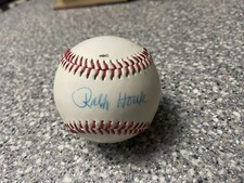 Ralph Houk Major League Red Sox Logo Baseball Signed Auto