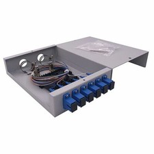 1PC fiber optic terminal box fully equipped with pigtail splice box 6-port SC