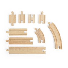 BigJigs - Curves and Straights Expansion Pack - Wooden Toy Train Track BJT057