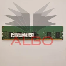 8GB MICRON MTA9ASF1G72PZ-2G6D1SI 1Rx8 RDIMM DDR4 PC4-2666V ECC SERVER MEMORY