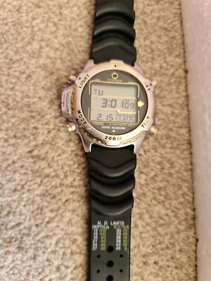 Citizen Hyper Promaster Aqualand Taucheruhr 200m D208-089839 Vintage