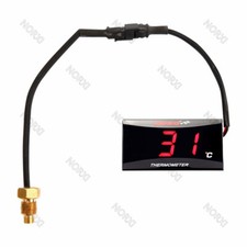 Water Temp Gauge Digital Display Temperature 0120 Car Motorcycle Meter Sensor