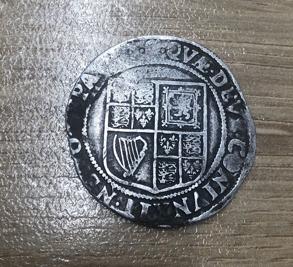 James I Silver Shilling of Twelve Pence Very fine UK