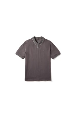BRIXTON PROPER POLOSHIRT CHARCOAL GR: M 
