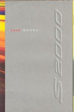 2000 Honda S2000 Dealer Sales Brochure - Mint!