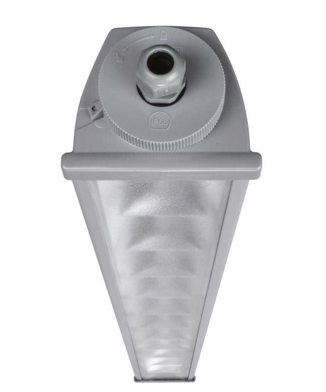 PLAFONIERA STAGNA BEGHELLI A258RD ACCIAIO 8000 LUMEN LED EX 2X58W 4000K IP66