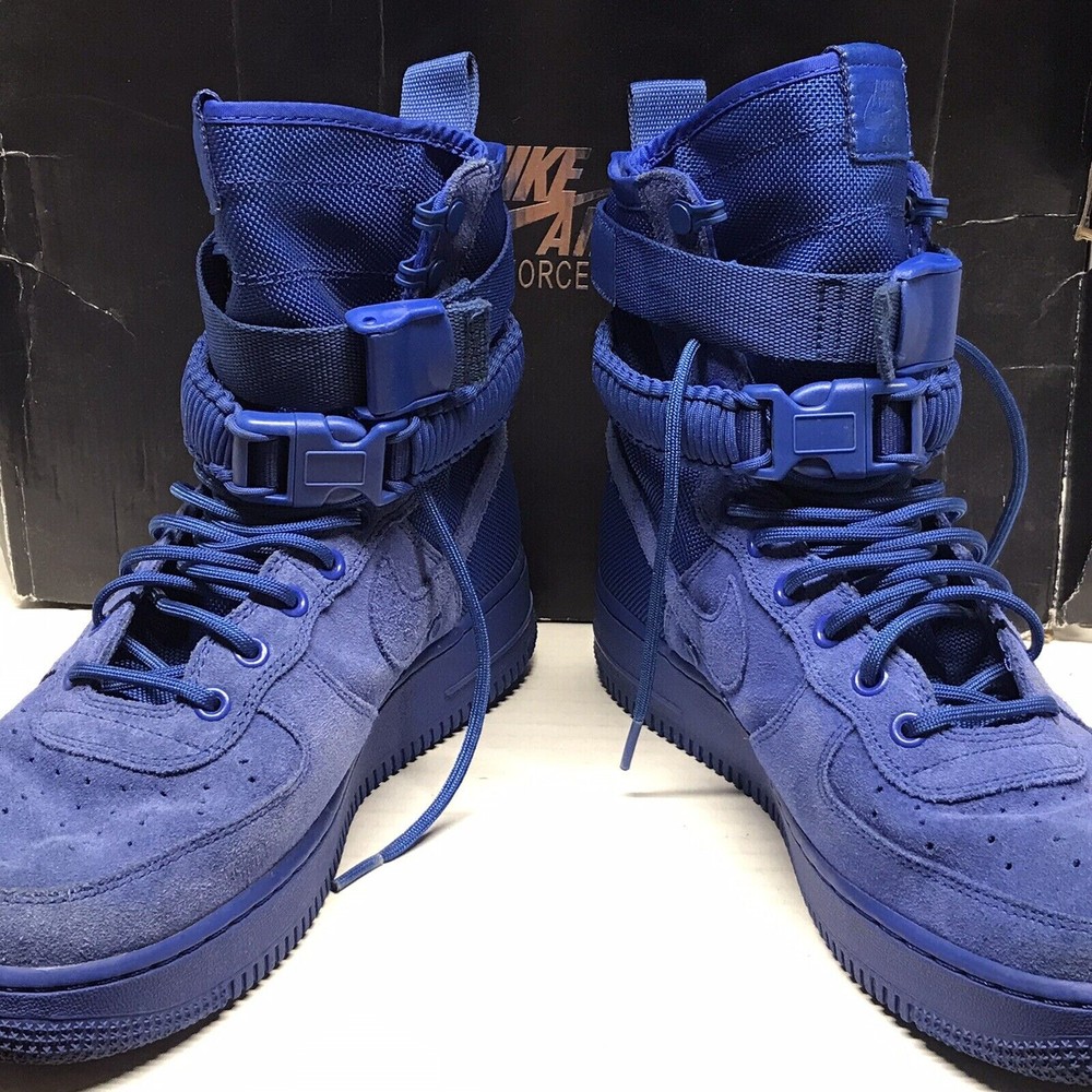SIZE 9 - NIKE SF AIR FORCE 1 GAME ROYAL 2018 - WITH BOX