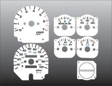 White Face Gauges For 1992-1995 Jeep Wrangler Yj Dash Instrument Cluster