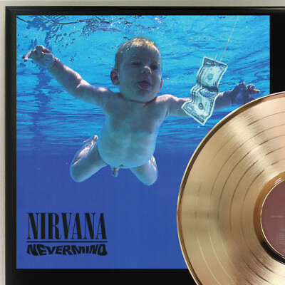 Nirvana - Nevermind Gold LP Record Plaque Display | eBay