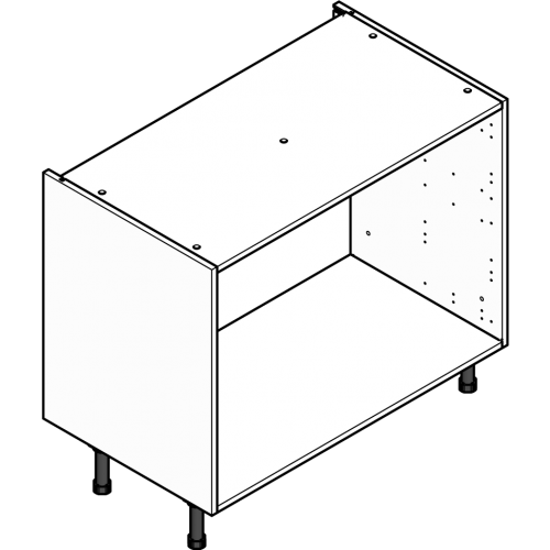 Kitchen Carcass Only ClicBox All Various Sizes Easy Fix