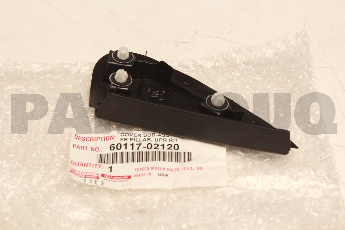 6011702120 Genuine Toyota COVER SUB-ASSY, FR 60117-02120 | eBay
