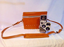 Vintage Bell  Howell Electric Eye 8mm movie camera USA W/ Case and Trypod
