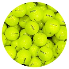 Titleist Pro V1x Yellow "Practice" Stamp Golf Balls, Pristine Condition, Yellow