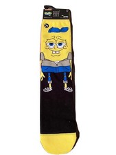 Odd Sox, Unisex, Spongebob and Patrick Hipster, Crew Socks, Wacky Crazy Fun 90s