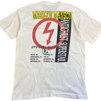 Super Rare 90s USA Marilyn Manson T-Shirt L7 Vintage | eBay