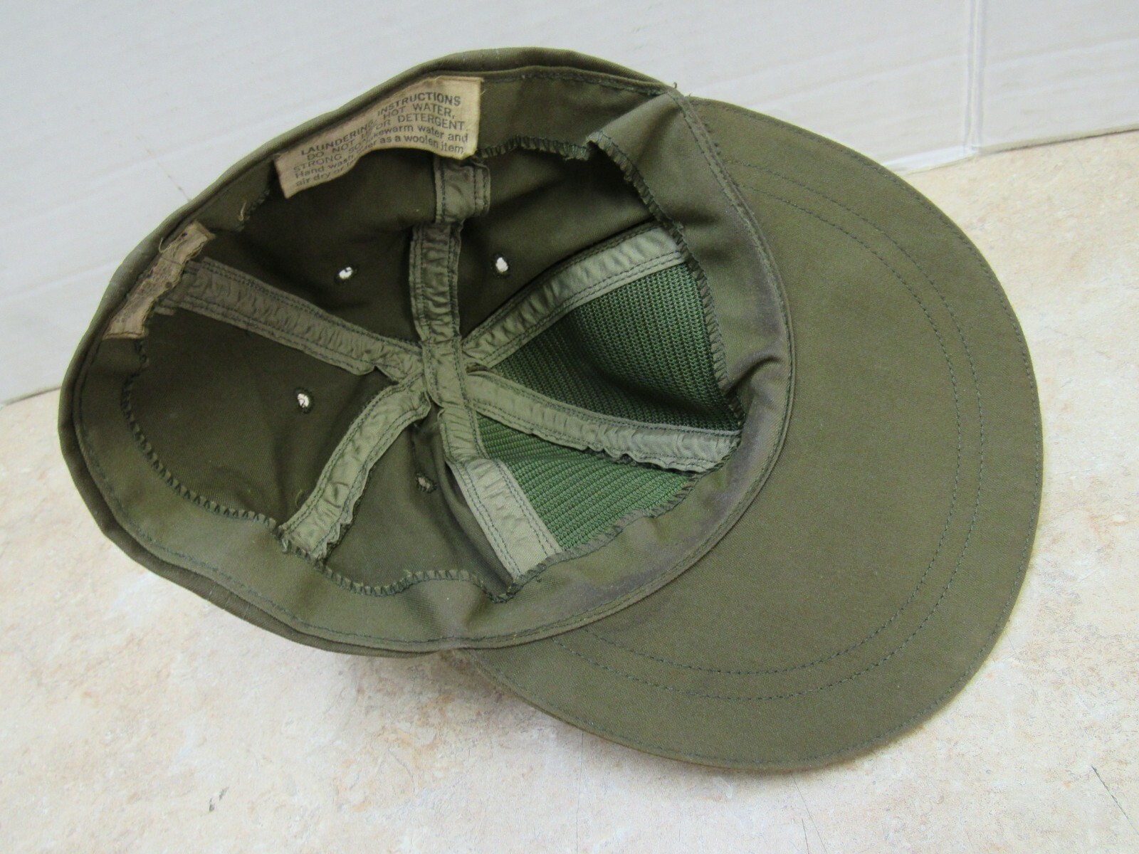 Vietnam Era US OG 106 Field Cap Hat Hot Weather Ball Cap 1st Pattern