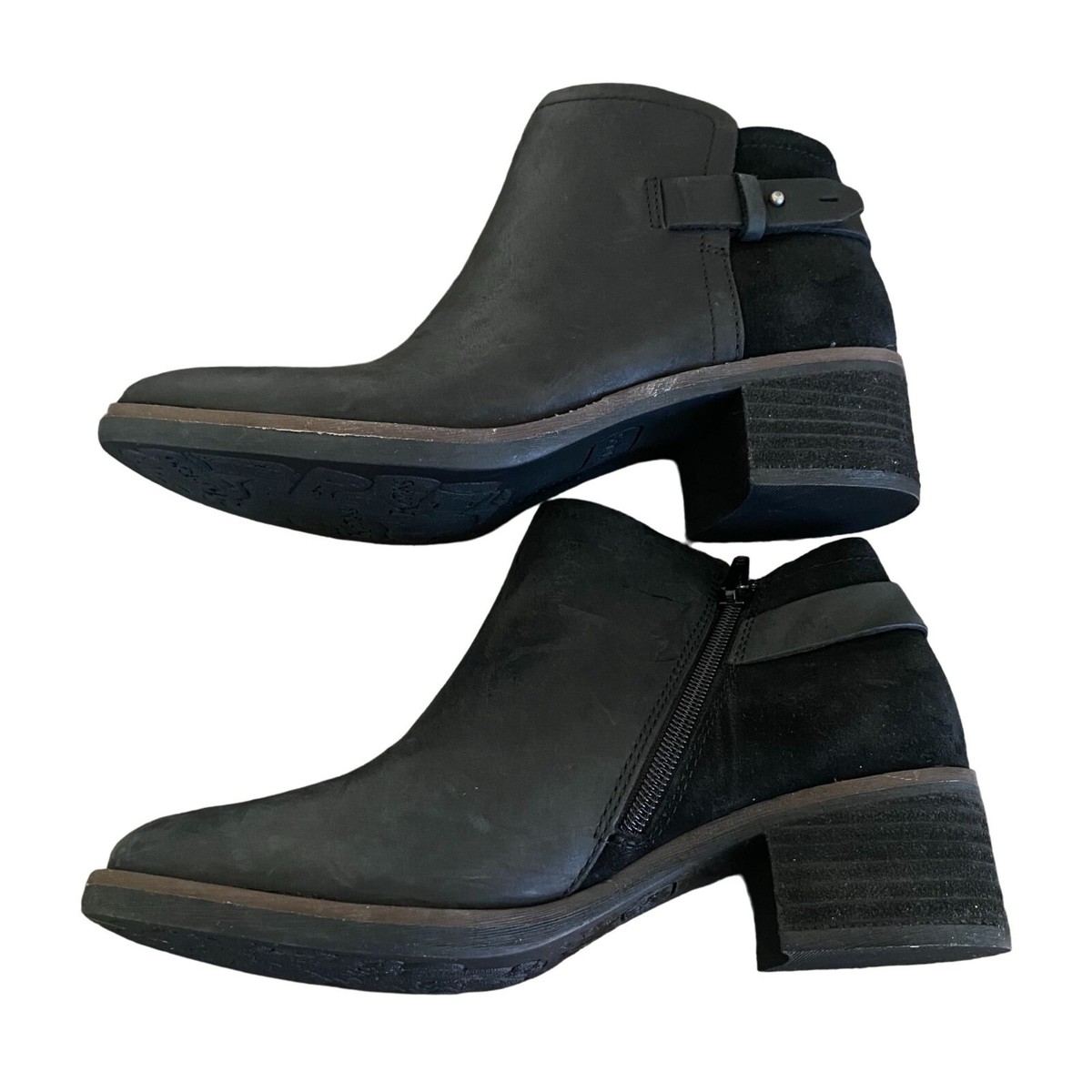 Korks Ease Sonya Bootie Boot Distressed Side Zip Suede  display picture 1