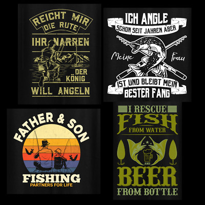 T-Shirt Angler Shirts Angel Angelsport Angeln Fischen Hobby Geschenk Geburtstag