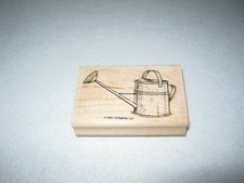 Rubber Stamp - Garden - Watering Can - LArge Size - Dated 2001 -