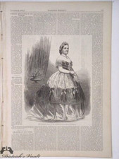 Harper's Weekly Civil War 1862 Mary Todd Lincoln