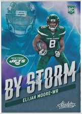 2021 Panini Absolute - Elijah Moore - New York Jets - By Storm - RC - #BST-14