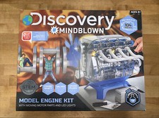 NEW Discovery Mindblown Model Motor Engine Kit STEM Ages 8 104 Piece Kit