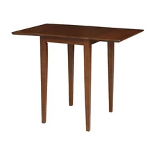 IC International Concepts Small Drop Leaf Dining Table with Dual 9" Drop Leaf