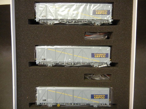 LS Models 30654 Güterwagenset 3-teilig  Hbis GEFCO / EVS  SNCF Ep.IV-V  | Zustand: Neu