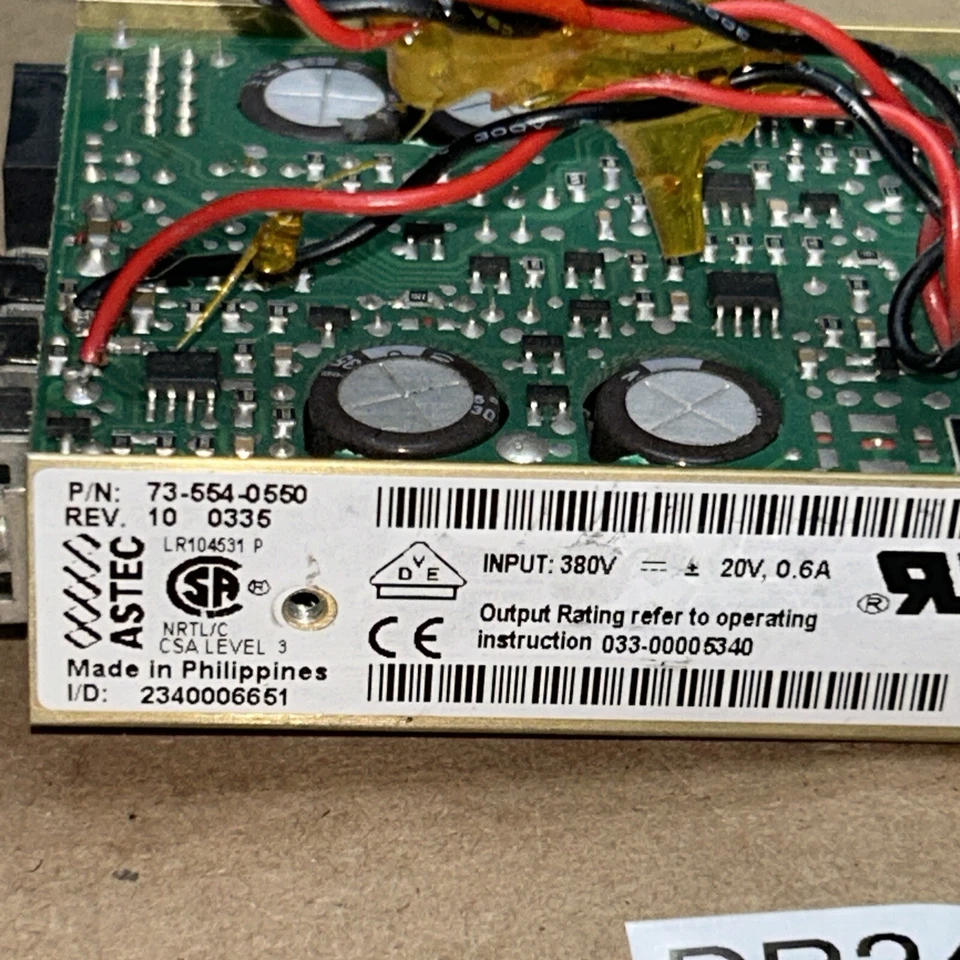 Módulo de fuente de alimentación Astec 73-554-0550 REV 10 ¡Envío rápido!+ Garantía Foto 2 de 4