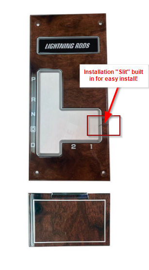 83-84 Hurst Olds Lightning Rod Shifter Console Indicator Top Plate ...