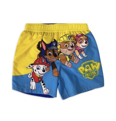 Nickelodeon Paw Patrol Swim Trunks Baby Boys Size 12 Months Blue Yellow UPF 50+