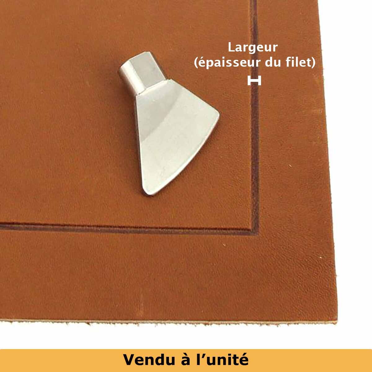 Filet simple profilé Adece accessoire fer à fileter pas de vis métrique - 2