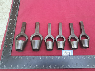 Satz Priory Leder Wad Locher 24 mm 25 mm 26 mm 27 mm 28 mm 29 mm Top Zustand
