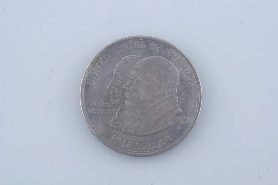 1923-S Monroe Commemorative Half Dollar 50c (XF) Extra Fine Condition - Image 3 of 4