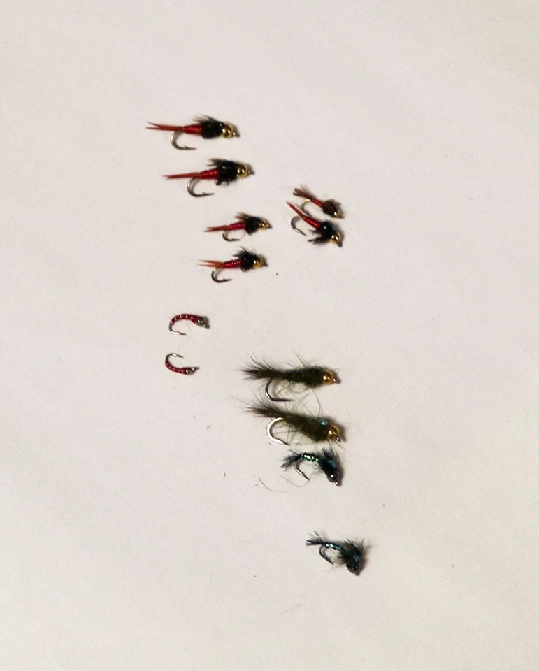 12 Orvis Small Conehead Bunny Muddler Fishing Nymph Flies in Box  NEW OLD STOCK - Image 3 of 4