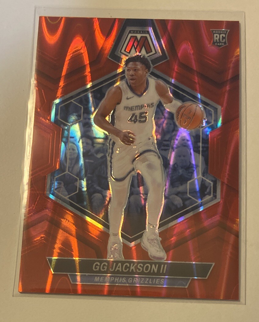 2023-24 Panini Mosaic - GG Jackson II - Red Seismic Prizm RC Rookie #228 176/299