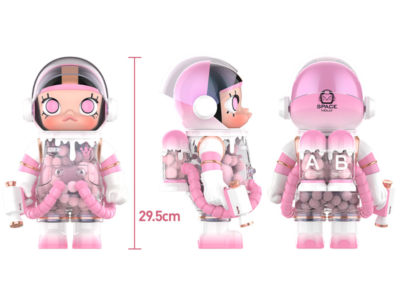 POP MART MEGA COLLECTION 400% SPACE MOLLY HEARTFELT WORDS