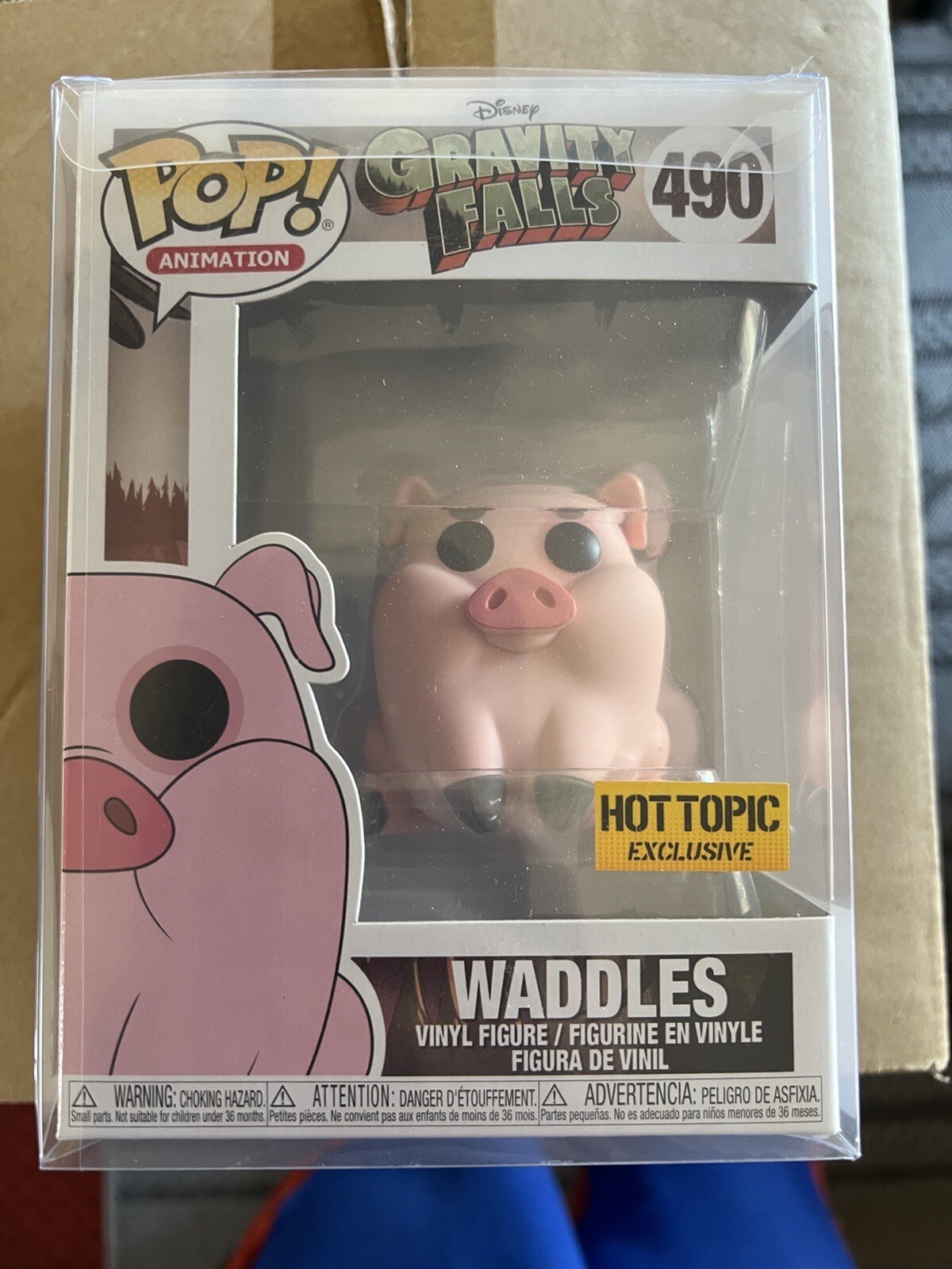 Sale Funko Pop Disney Gravity Falls Waddles #490 Ht Exclusive W/ Protector