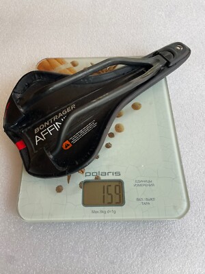 Bontrager Affinity Pro Bike Saddle, 7x9mm Carbon Rails. Weight