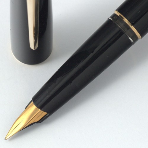 Stylo Plume Hoover Vintage à Piston - Noir, Résine, Fonctionne - Occasion