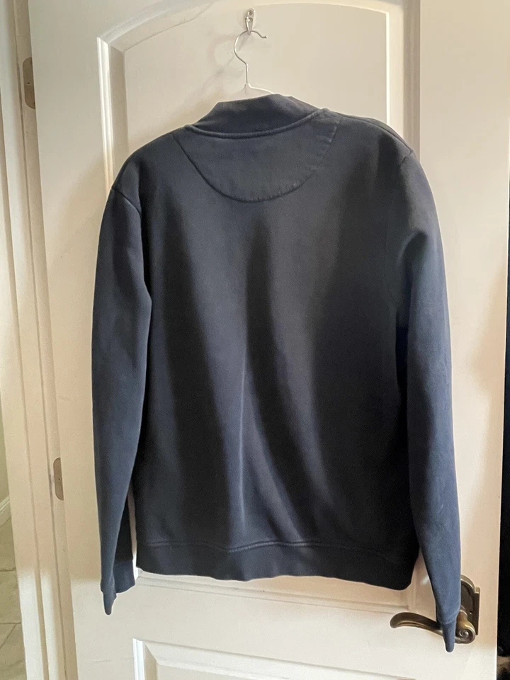 Chaqueta para hombre con cremallera Guide London sin capucha, talla L, grande, azul marino Foto 4 de 4