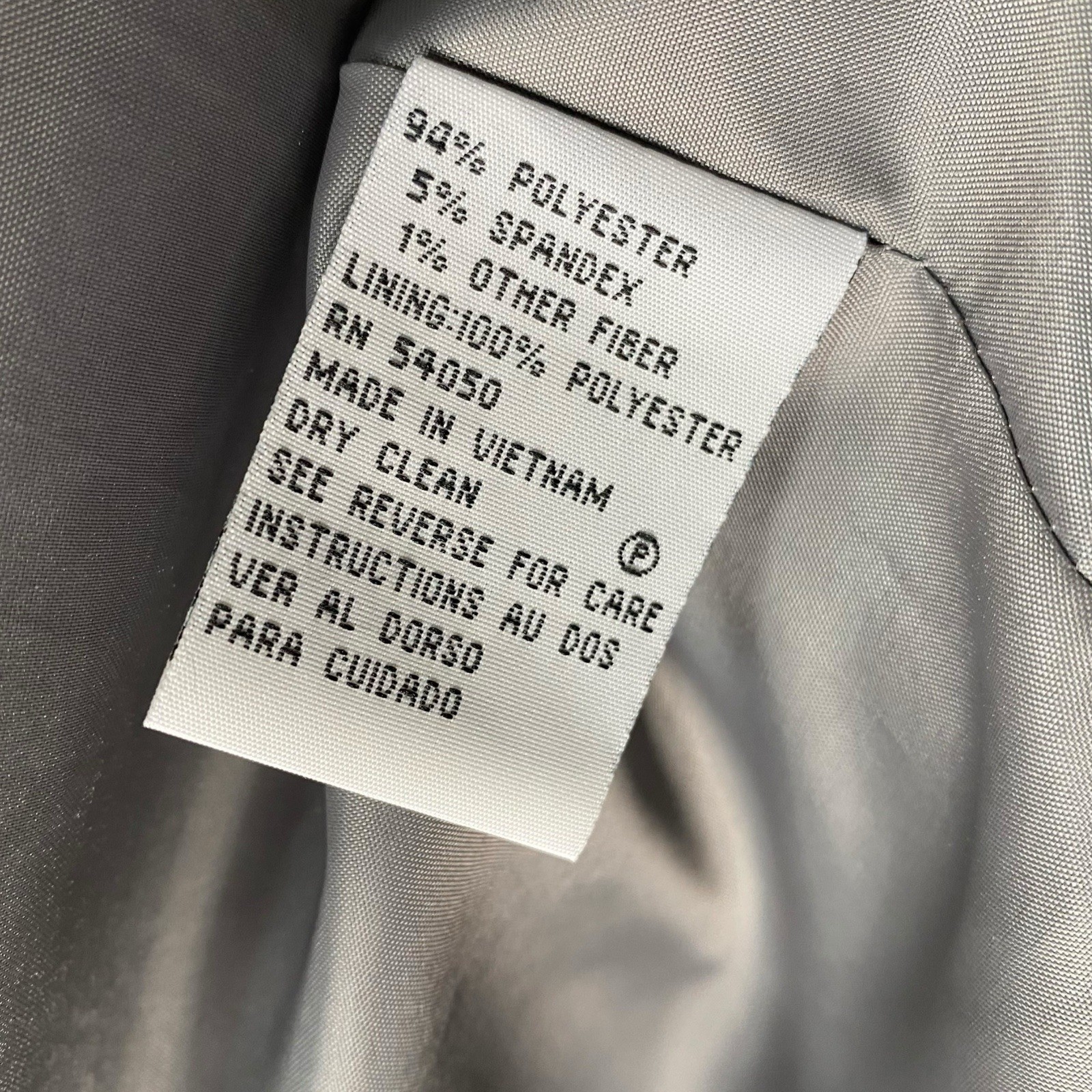 Le Suit Set Womens 8 Black Pinstripe Blazer Straight Pants 2 Piece Office Work