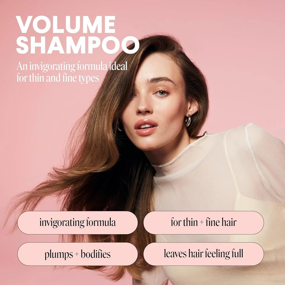 MONDAY Haircare Volume Shampoo 12oz for Thin, Fine, and Oily Hair (354ml), Pink - Image 2 of 4